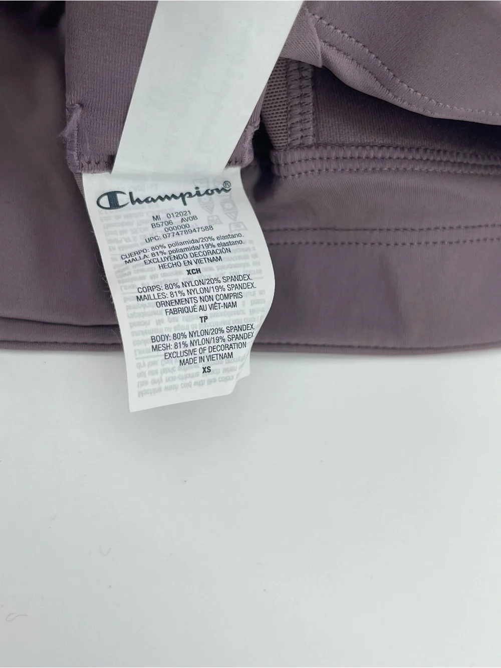 Champion soft mauve